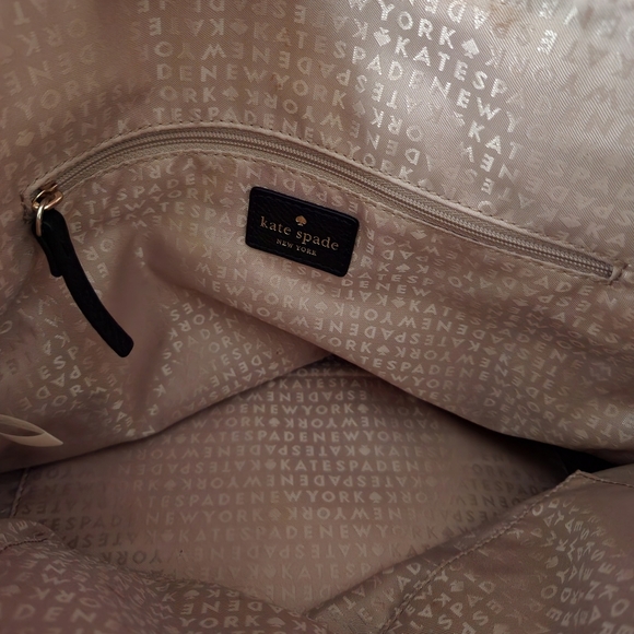 Kate Spade New York Alida Grant Park Black Leather Tote. - Picture 9 of 13